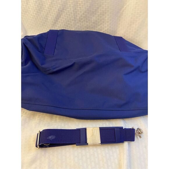 Polo Ralph Lauren blue duffle bag Big Pony 21x9 Shoulder strap Weekender Travel - Picture 5 of 6
